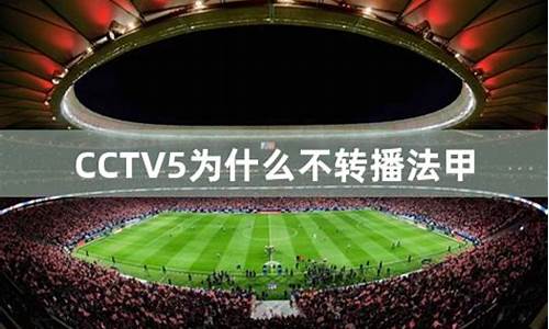 央视为什么不转播法甲-央视为什么不转播意甲
